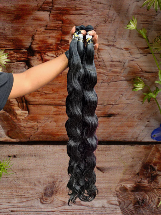 EXTENSIONES ONDULADAS DE FIBRA NATURAL